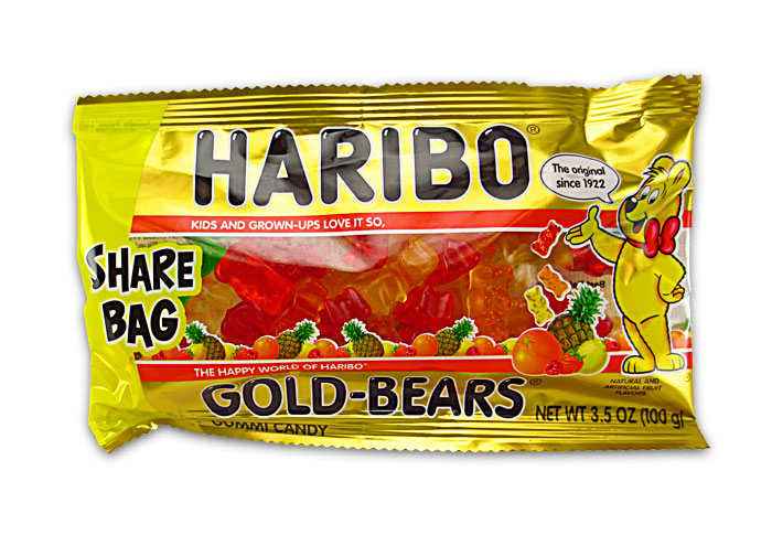 Haribo Confectionery Gummi Candy Gold-Bears Share Bag; 3.5 Ounce; 18 Per Case - High Mart Wholesale