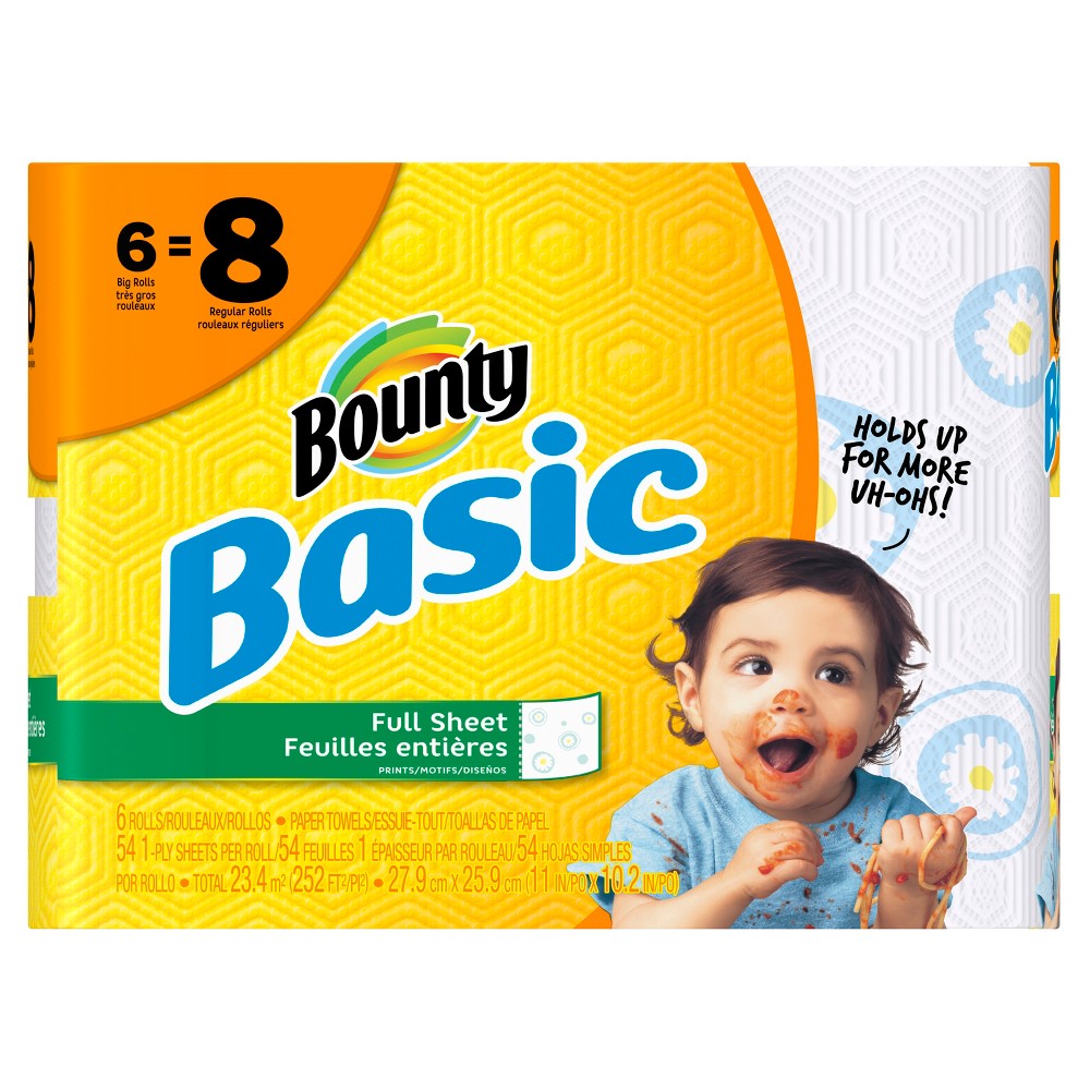 Bounty Essentials 1 Ply; 52 Count; 1 Per Case