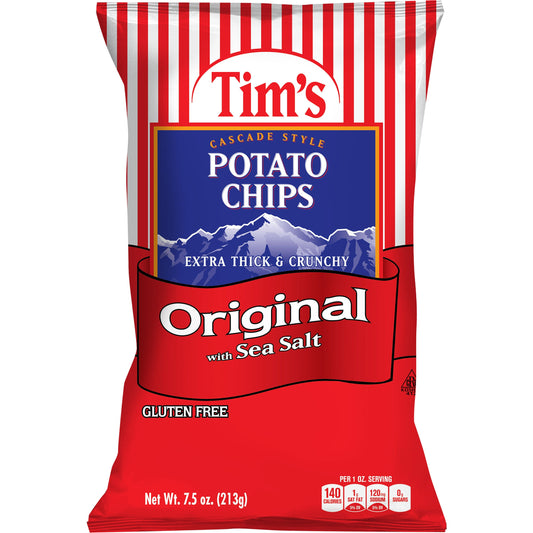 Tim's Cascade Original Kettle Chips; 7.5 Ounces; 15 Per Case