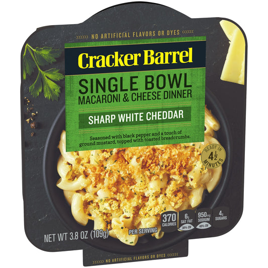 Cracker Barrel Liquid Dinner White Cheddar; 3.8 Ounces; 6 Per Case