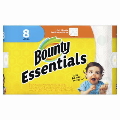 Bounty Essentials 2 Ply Regular Roll Printed 36Ct; 8 Count; 1 Per Case