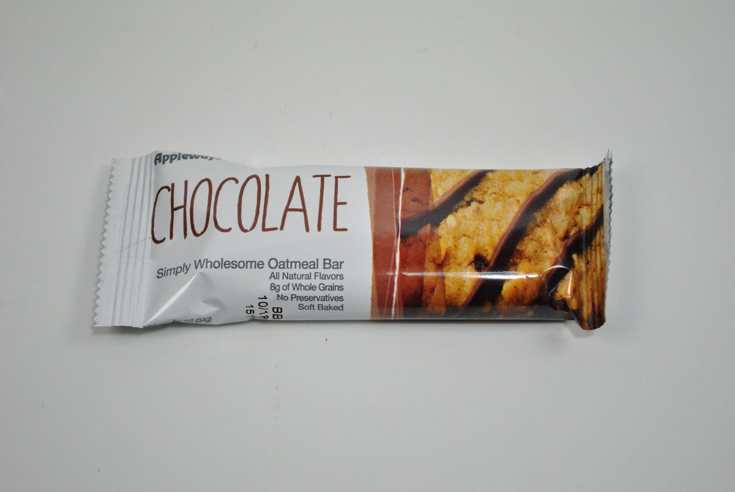 Appleways Whole Grain Chocolate Chip Oatmeal Bar; 1 Count; 216 Per Case - High Mart Wholesale