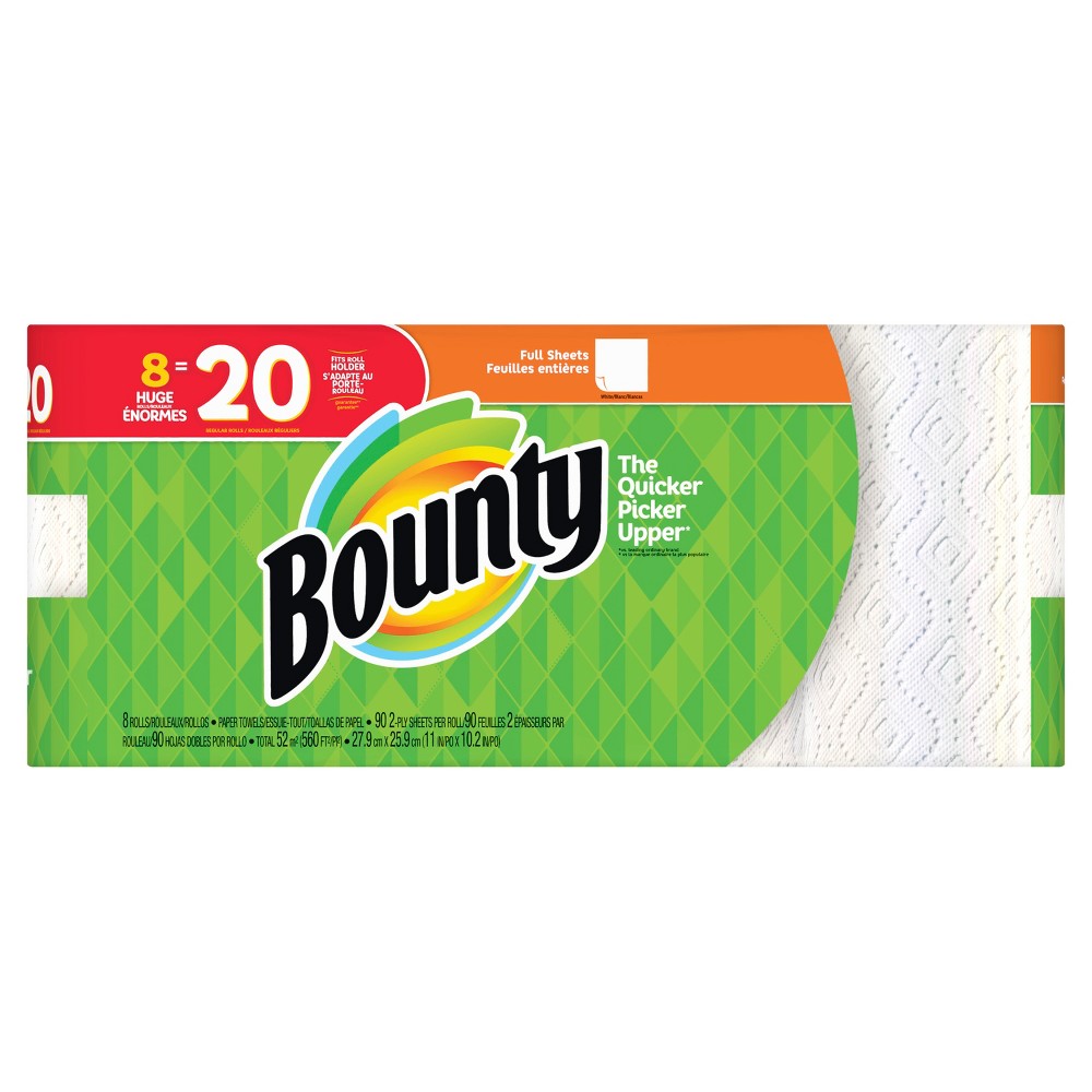 Bounty Base 2 Ply 560 Square Foot Paper Towels; 560 Square Foot; 1 Per Case