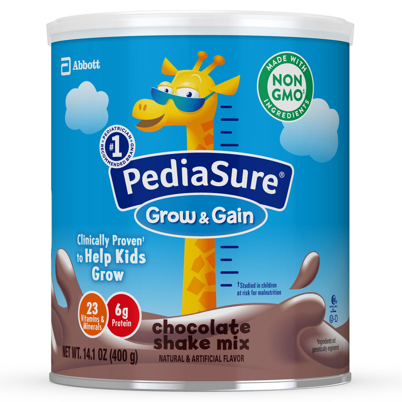 Pediasure Chocolate Powder; 14.1 Ounce; 6 Per Case - High Mart Wholesale