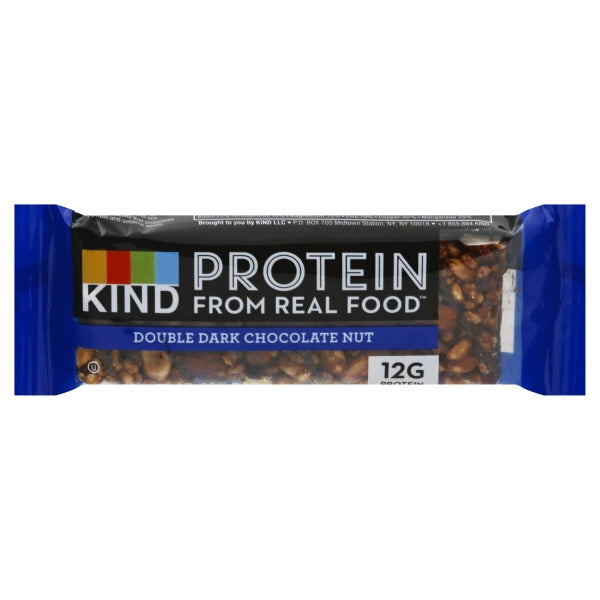 Kind Snacks Double Dark Chocolate Nut Protein Bar; 1.76 Ounces; 12 Per Box; 6 Per Case - High Mart Wholesale