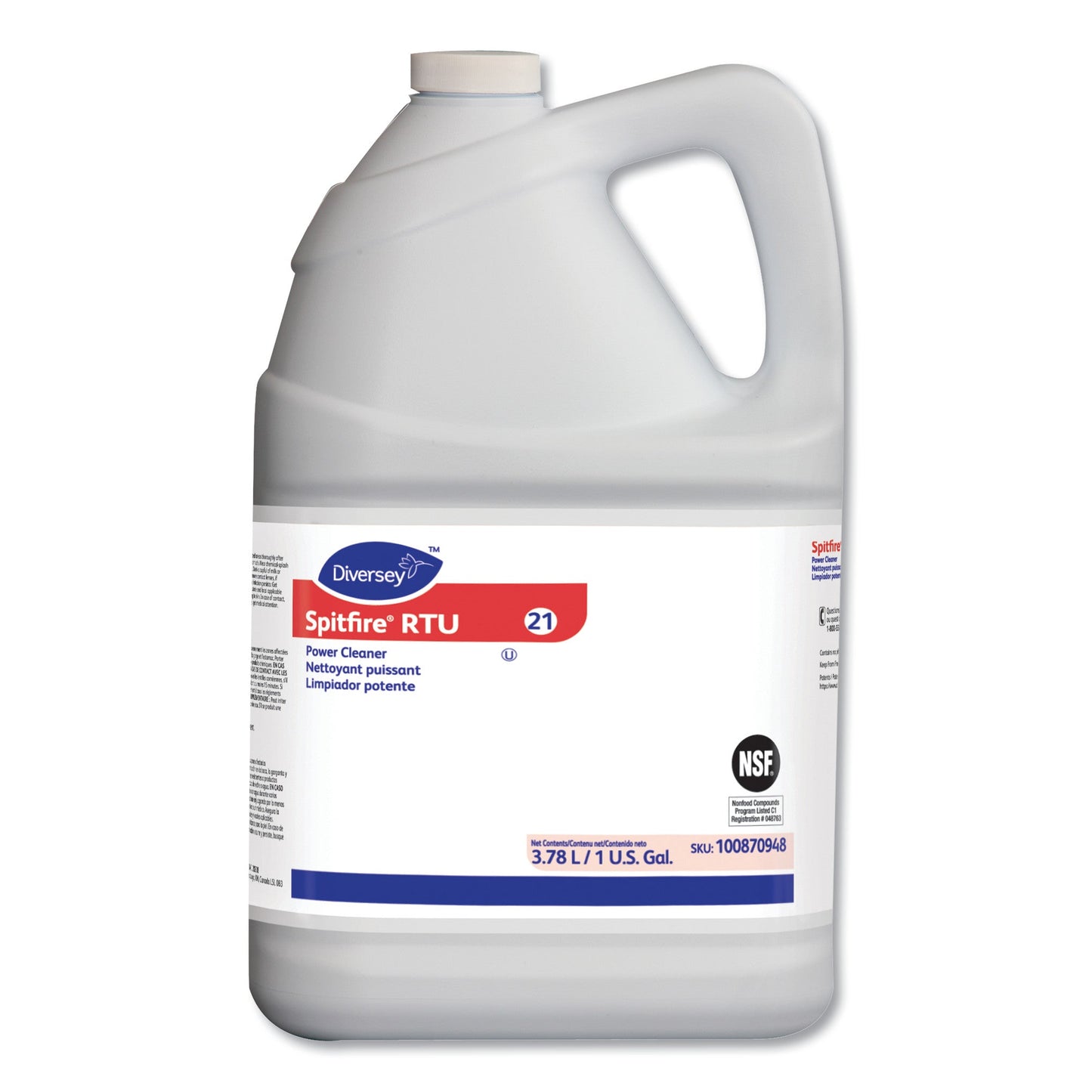 Diversey Cleaner Power; 1 Gallon; 4 Per Case - High Mart Wholesale