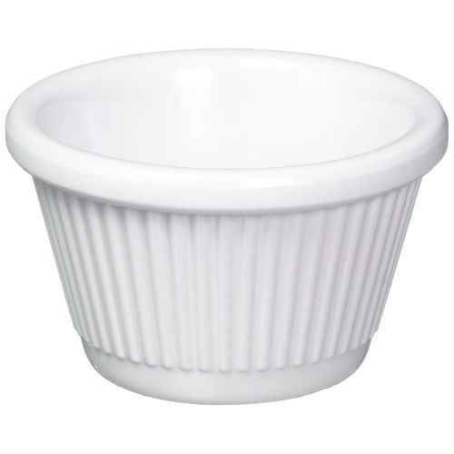 Winco 1.5Oz Fluted Ramekin White; 1 Dozen; 8 Per Case - High Mart Wholesale