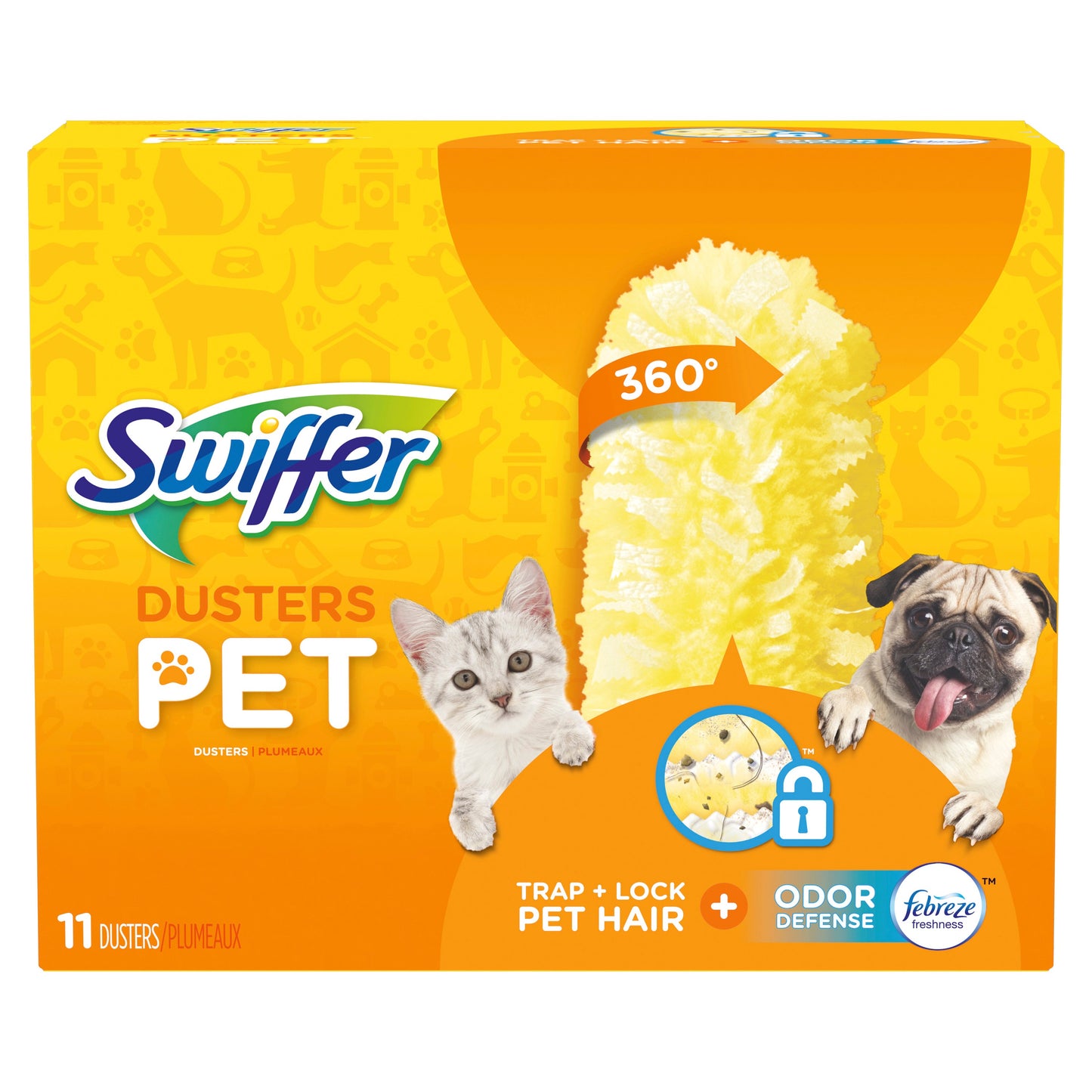 Swiffer Swiffer Duster Pet Heavy Duty Refills Febreze Odor Defense; 11 Count; 3 Per Case