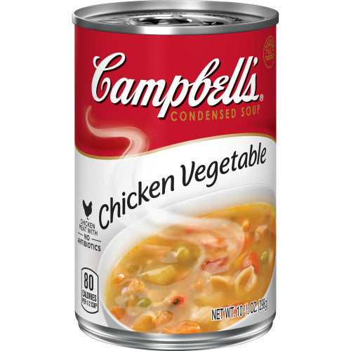 Campbell's Soup Chicken Vegetable; 10.5 Ounces; 12 Per Case - High Mart Wholesale