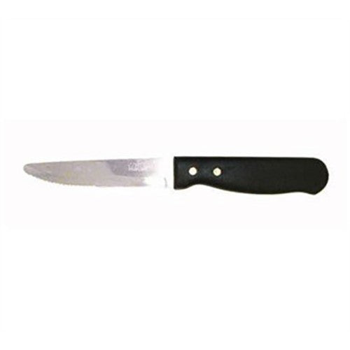 Winco Jumbo Steak Knives 5 Inch Blade Black; 1 Dozen; 12 Per Case - High Mart Wholesale