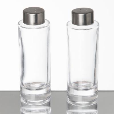 American Metalcraft Salt & Pepper Set Glass Round 2 Ounce; 1 Each - High Mart Wholesale