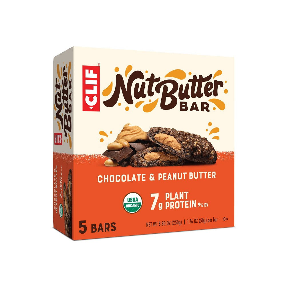 Clif Bar Chocolate Peanut Butter Nut Butter Organic Snack Bar; 8.8 Ounce; 6 Per Case - High Mart Wholesale