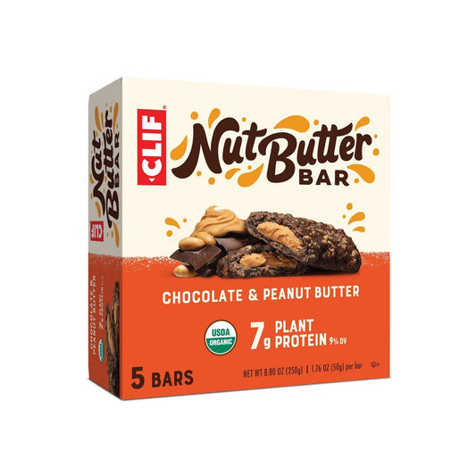 Clif Bar Chocolate Peanut Butter Nut Butter Organic Snack Bar; 8.8 Ounce; 6 Per Case - High Mart Wholesale