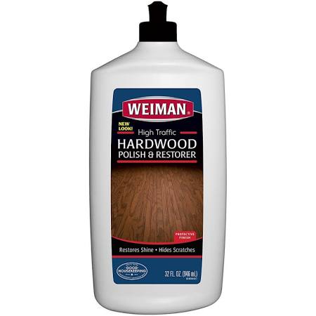 Weiman Products Hardwood Polish & Restorer; 32 Fluid Ounces; 6 Per Case - High Mart Wholesale