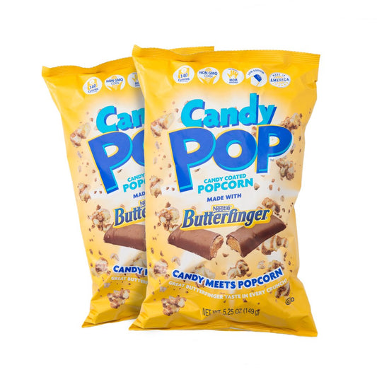 Snaxsational Brands Butterfinger Popcorn 4-12-5.25 Ounce; 48 Count; 1 Per Case - High Mart Wholesale