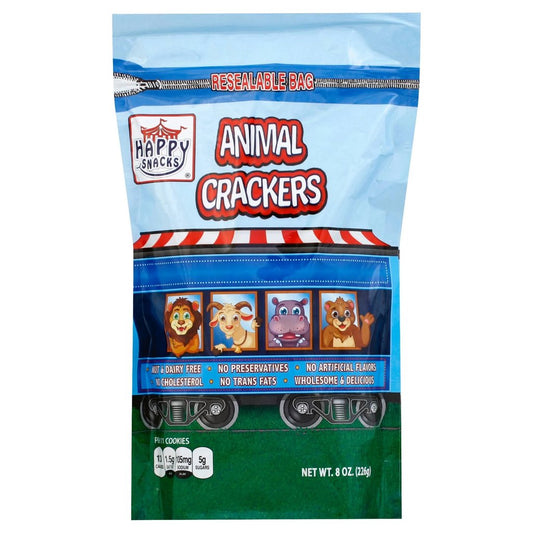 Happy Snacks Circus Animal Crackers 6 Pack; 8 Ounce; 6 Per Case - High Mart Wholesale