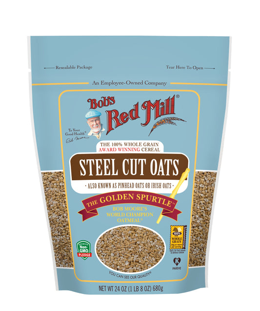 Bob's Red Mill Natural Foods Inc Steel Cut Oats; 24 Ounces; 4 Per Case