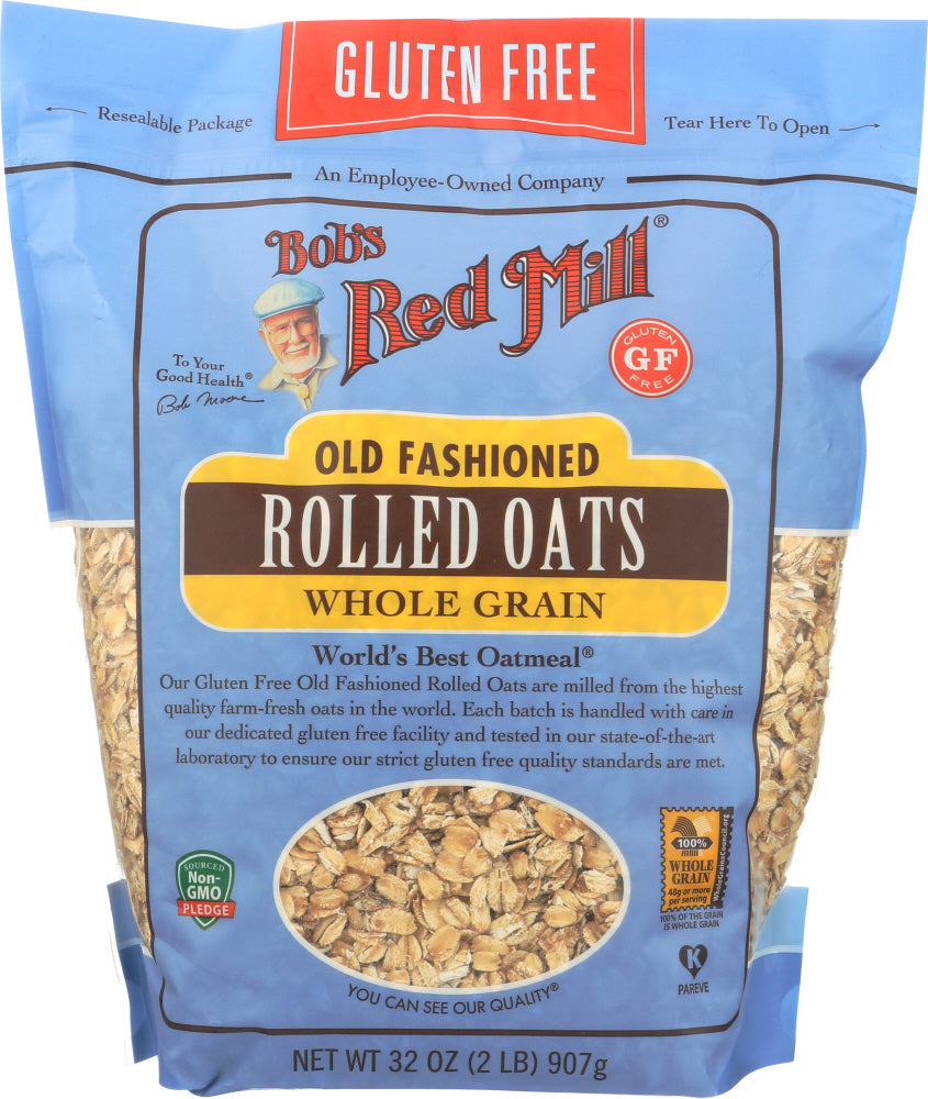 Bob's Red Mill Natural Foods Inc Gluten Free Old Fashioned Rolled Oats; 32 Ounces; 4 Per Case