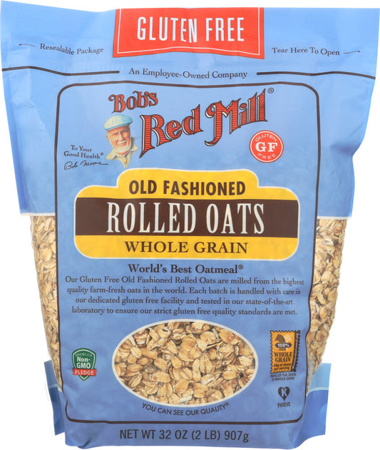 Bob's Red Mill Natural Foods Inc Gluten Free Old Fashioned Rolled Oats; 32 Ounces; 4 Per Case