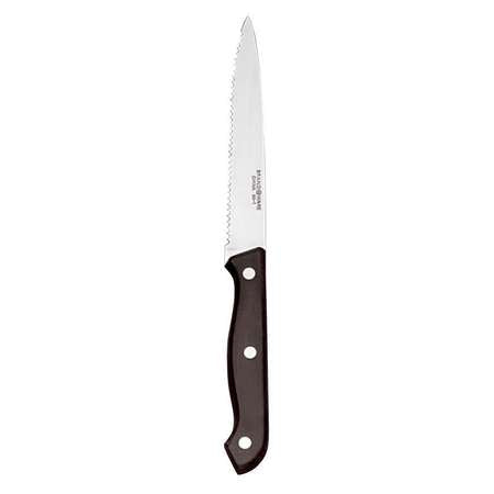 World Tableware Pointed Tip Steak Knife W/Black Bakelite Handle 9.25"; 12 Each - High Mart Wholesale
